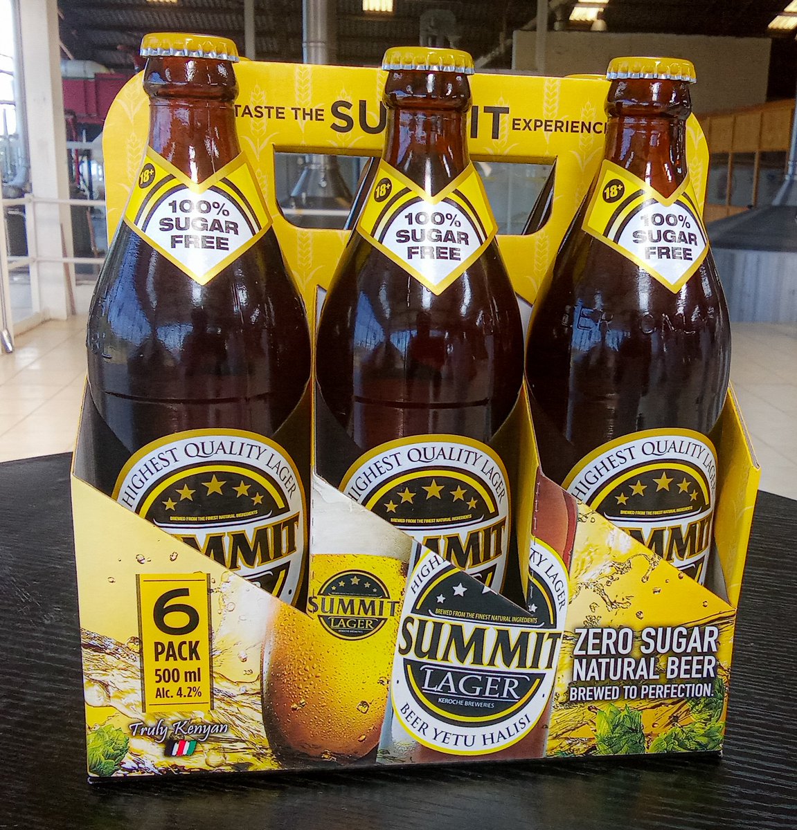 Keroche Breweries Ltd brings you an exceptional beer crafted with utmost care, free from any added sugars, and made entirely from natural ingredients. Grab yourself a Summit Lager today and savor the true essence of a natural beer brewed to perfection.
#BeerYetuHalisi