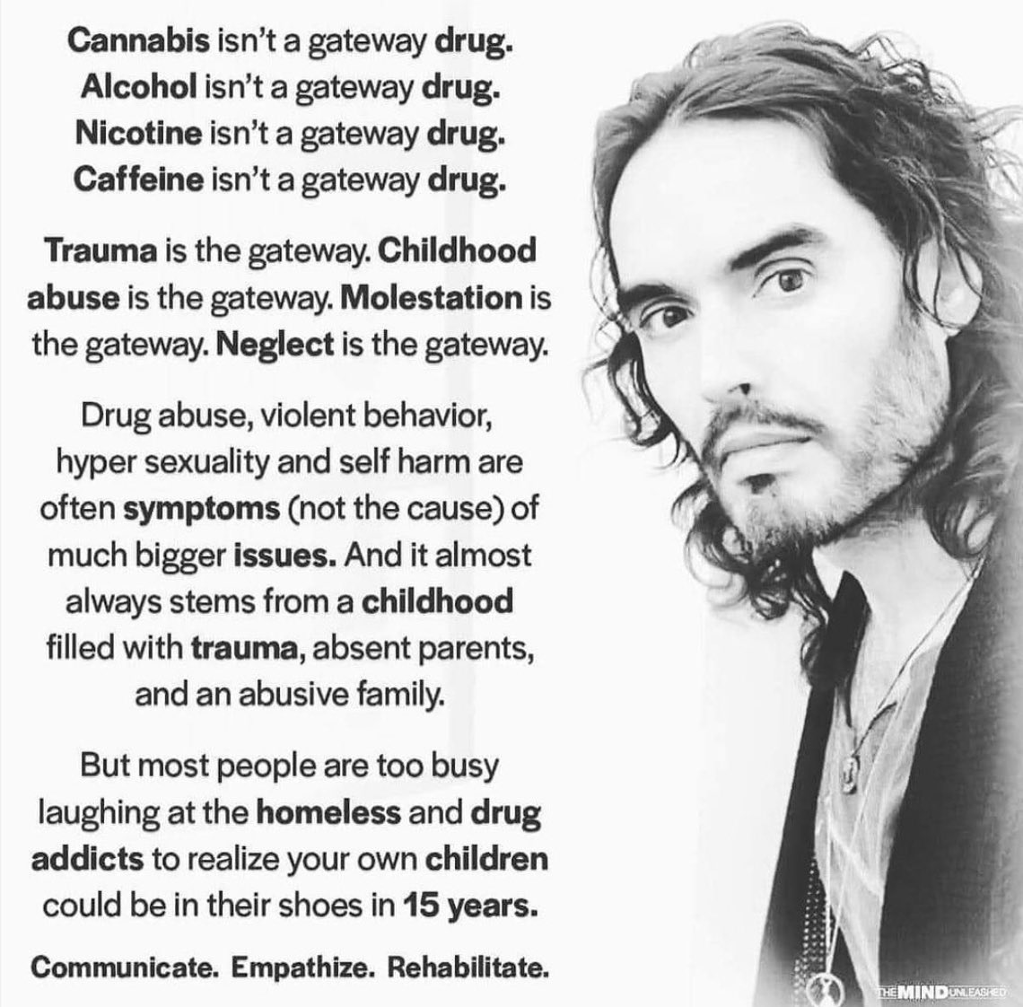 sachaistreem's tweet image. Childhood Trauma and bad programming is the gateway @rustyrockets #TruthbombTuesday