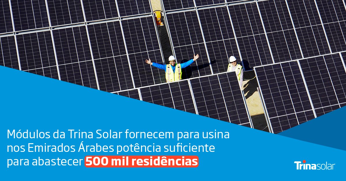 TrinaSolarBR's tweet photo. Temos o orgulho de compartilhar a entrega bem-sucedida dos módulos de 800 MW de 210 mm para a China Machinery Engineering Corporation (CMEC), destinados ao prestigiado projeto Al Dhafra PV Power Plant, em Abu Dhabi, nos Emirados Árabes Unidos. 🥇 https://t.co/JDBEM8n4p6