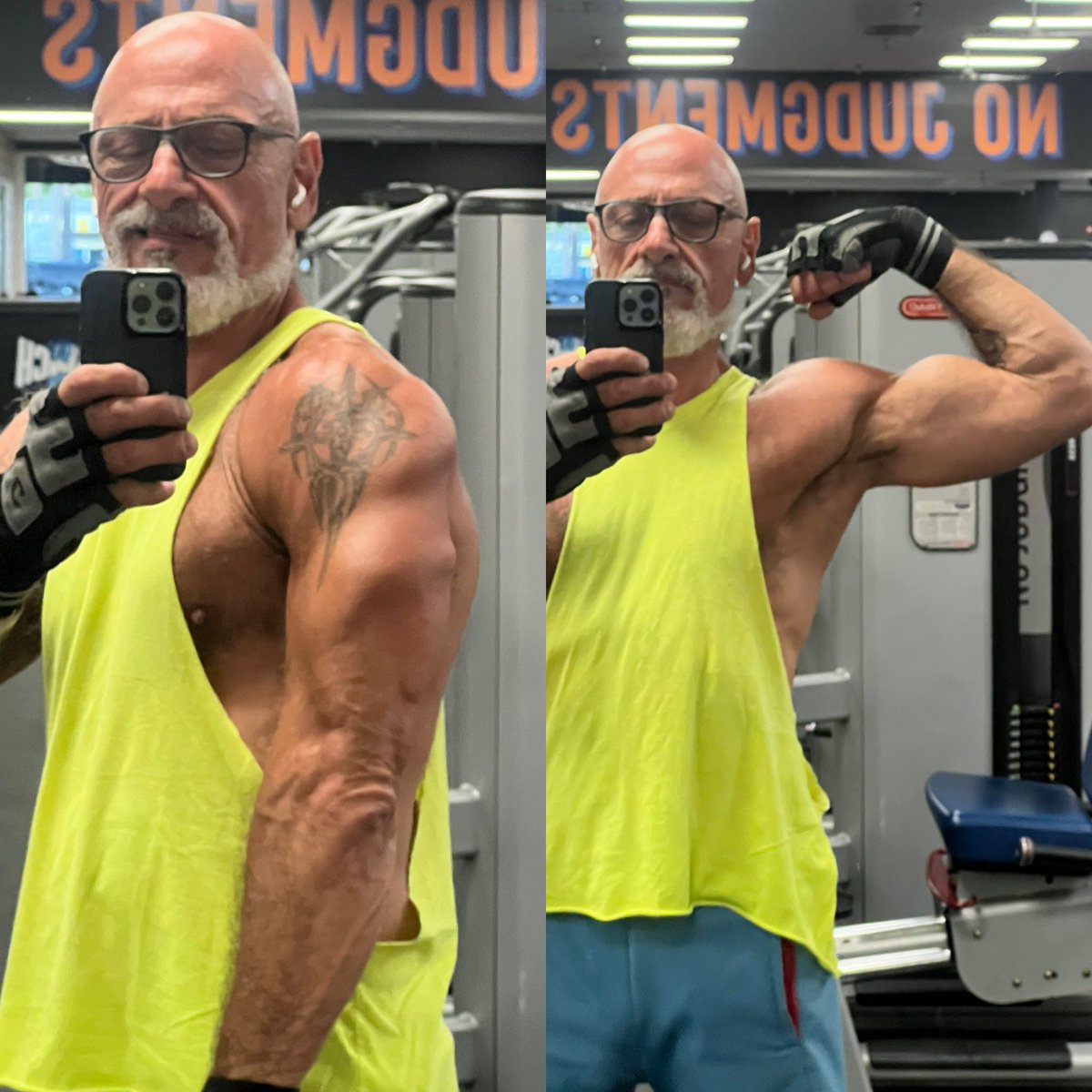 Great arm workout this morning! 💪🏼😈🍆