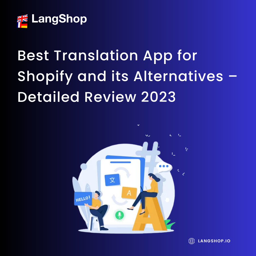langshop_app's tweet photo. Looking for the best translation solution for your Shopify store? Look no further than LangShop! 🌍💡

Seamlessly translate your content, offer a personalized experience, and boost conversions globally: https://t.co/puU264Q7qW

#LangShop #Shopify #Translationapp #eCommerce https://t.co/UQf6KImlMB