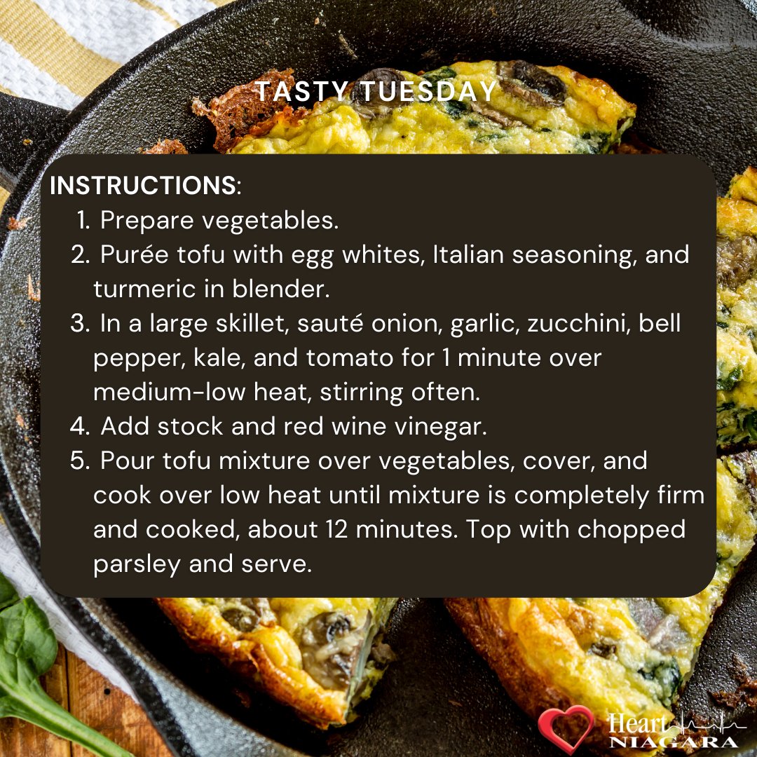 heartniagara's tweet photo. Check out this delicious recipe! If you like the recipe posts, look at the link in the bio to find our cookbooks.
#food #freerecipe #recipe #food #healthyrecipe #heartniagara #niagara #heart #delicious #Tuesday #tasty #health #healthyfood #tastytuesday #tofufrittata https://t.co/FhC2JkoAGN