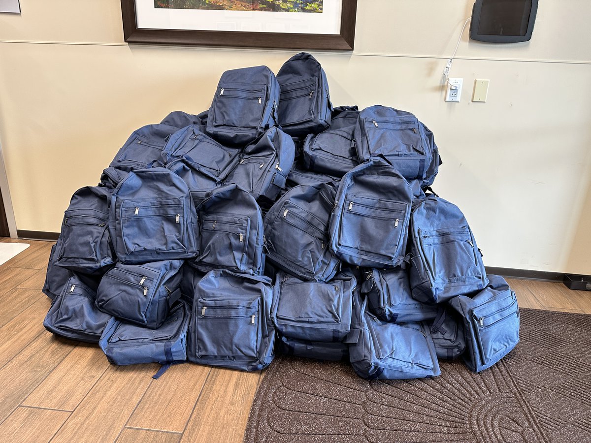 THANK YOU to St. John's UMC - Richmond, Texas, for donating backpacks full of school supplies for local kids! They will be given to clients and families to help them start the school year off right.