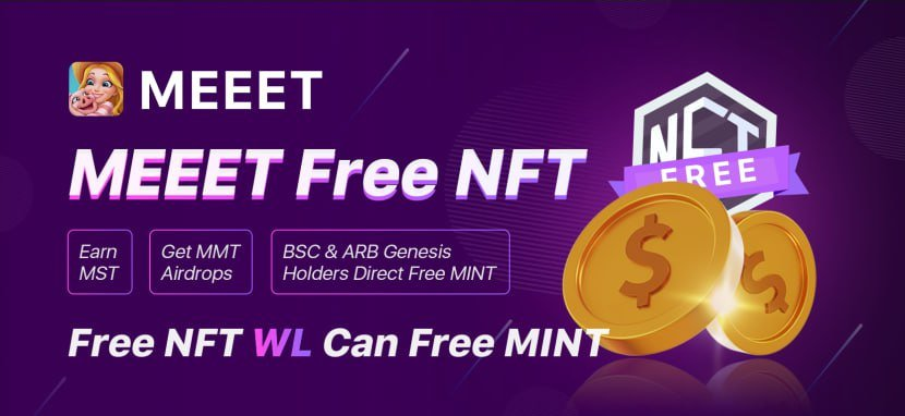 🙋‍♀️DT Games Guild × #MEEET #Giveaway💍

🎉MEEET成为ARB链No.1 ，发布限量版 #FreeNFT🔥
拥有免费NFT WL=免费MINT

🎁Free NFT WL x 5

✅Follow
@MEEETOfficial
@DtDt666
✅RT & ❤️ & Tag 3 friends
✅Join
https://t.co/BALENT6ING
✅drop discord ID and ARB wallet address
⏰48H

#Airdrop  #Web3Games #WL