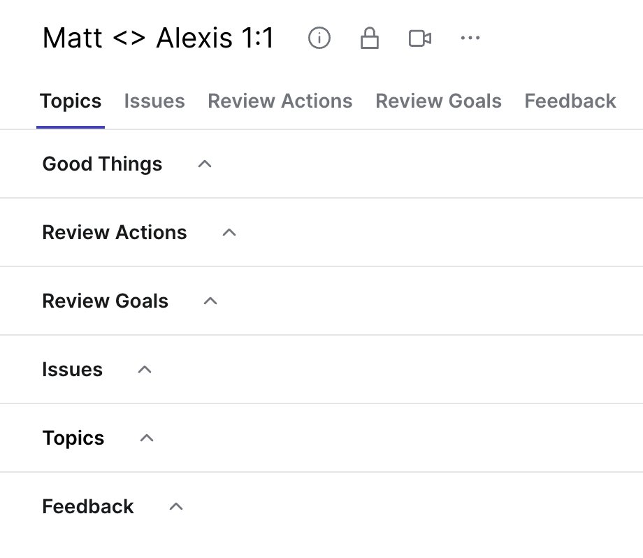 Matt has identified the 6 core ingredients of a great 1on1 meeting.

In my 25 years of starting and acquiring companies, 90%+ of meetings are missing at least one of these elements.

Let’s dive in...
