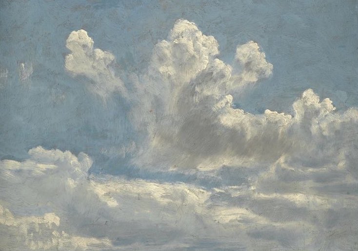 sophrisyne's tweet image. clouds in John Constable’s paintings