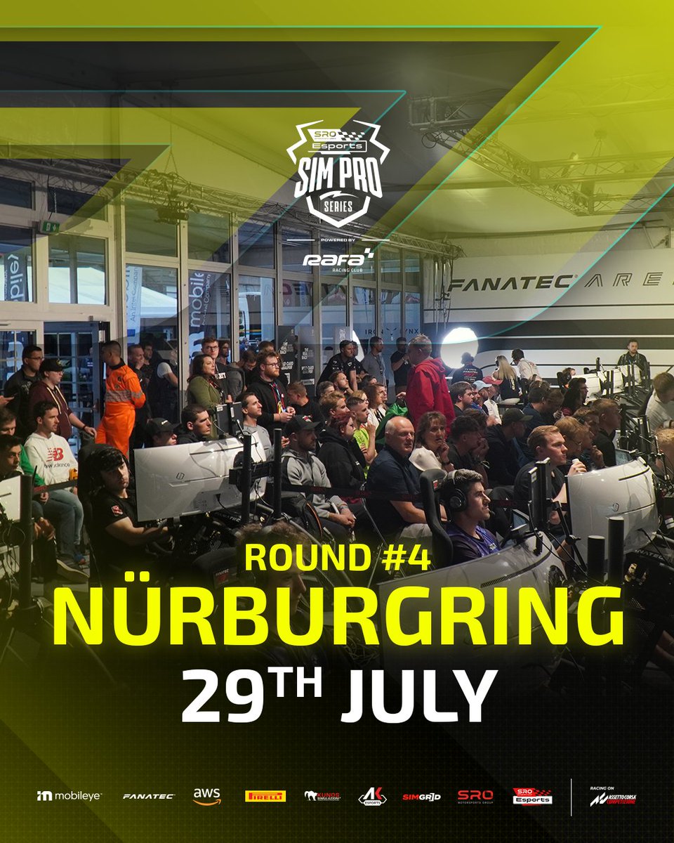 AKEsportsIT's tweet image. Sim Drivers, it's almost time for the 4th Round
powered by Rafa Racing Club
📍Nurburgring, Germany 🇩🇪

#SROesports #AKesports #beACC #SimProSeries