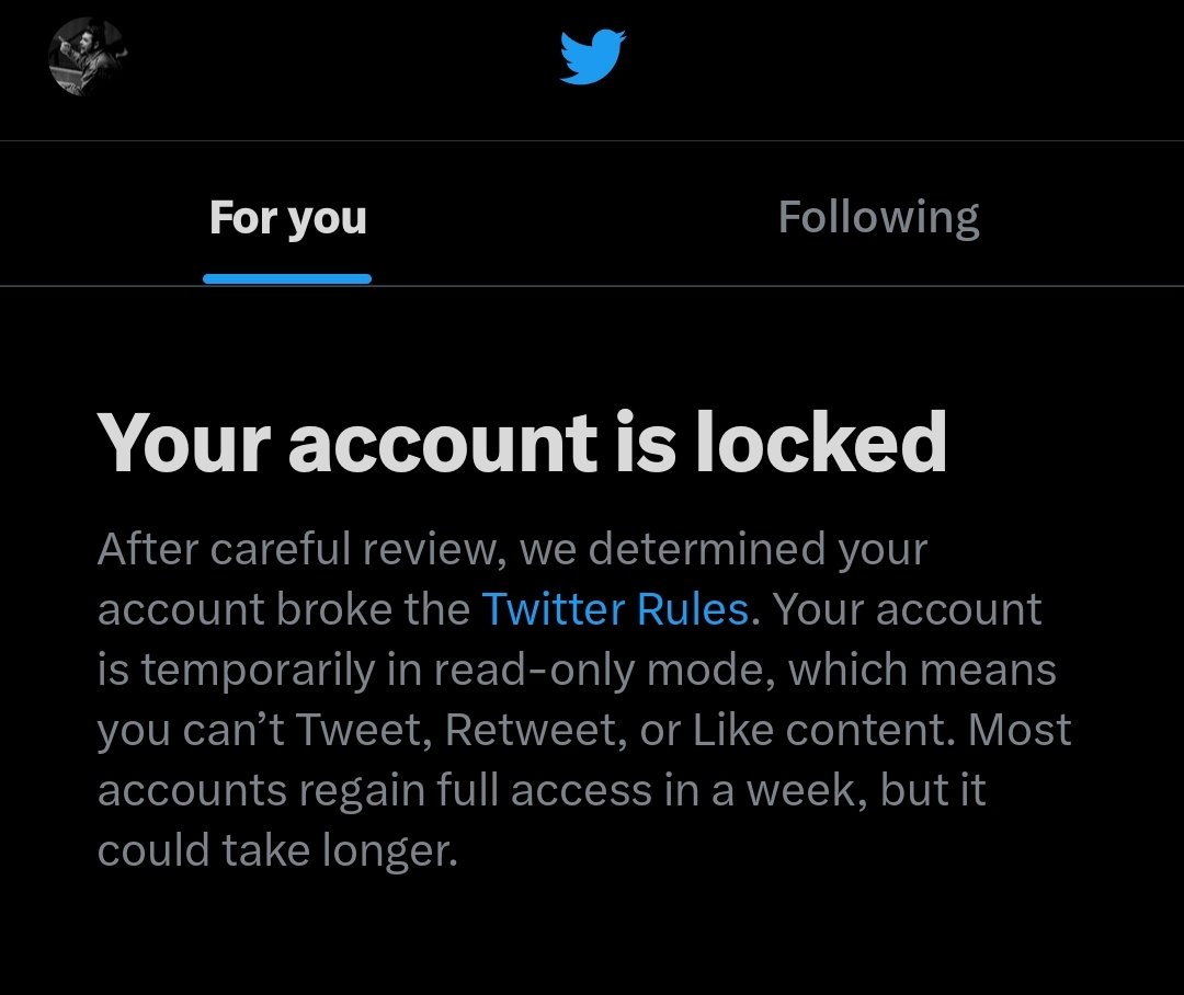 Got locked
 was very hostile towards billionaires, to put it lightly 
but now I'm back