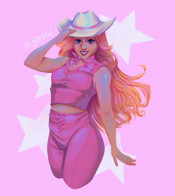 em compensação aos 4 dias sem o desenhandinho todo dia dia 3 - hi barbie! #Barbie
