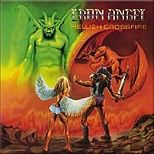 NoClass_Radio's tweet photo. 25 de julio de 1985. Se publica "Hellish Crossfire", es el álbum debut de la banda alemana de speed metal Iron Angel. #IronAngel https://t.co/i5oUZZpQ7e