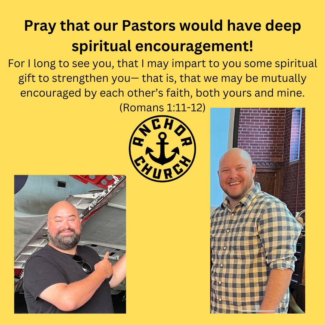 While summer is often a time of rest and relaxation, our elders continue to guide and lead our church family. Let's join in praying for them as they seek wisdom and discernment for what God has in leading our church family #AnchorChurch #YQR #Jesus