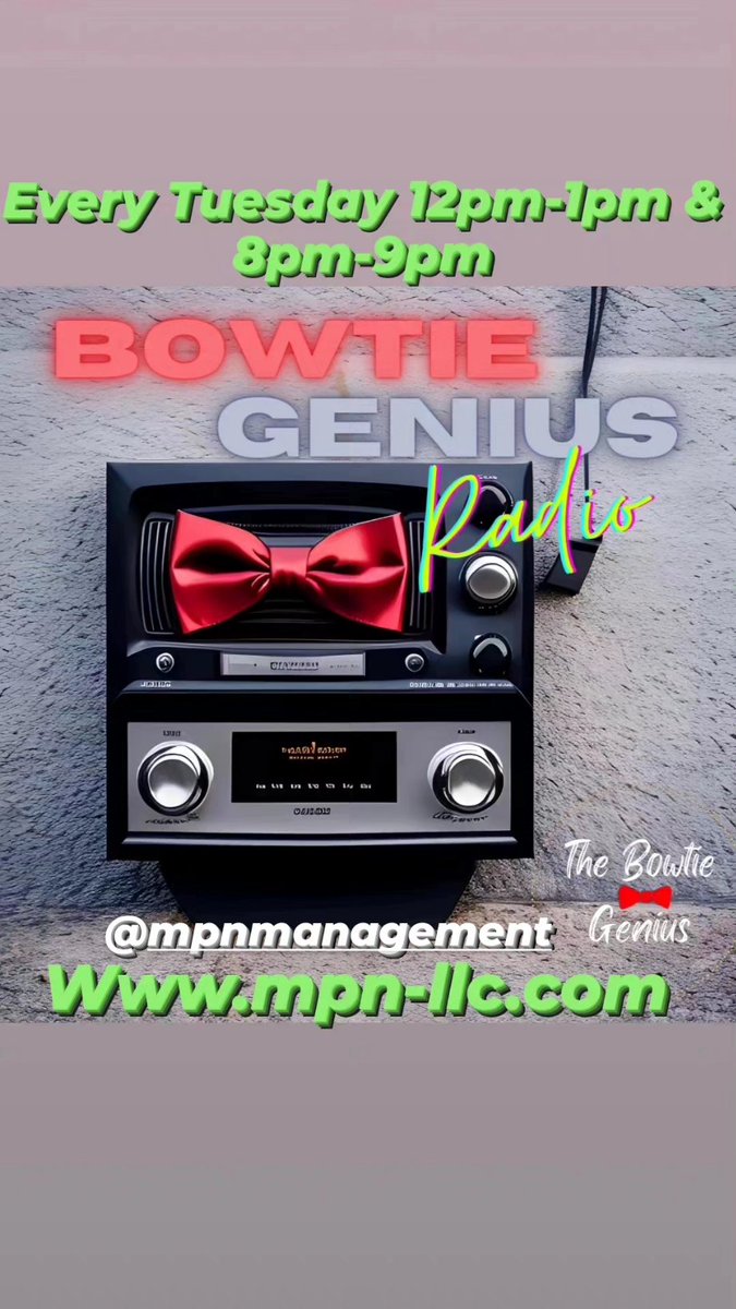 Notty Black The BowTie Genius tweet media