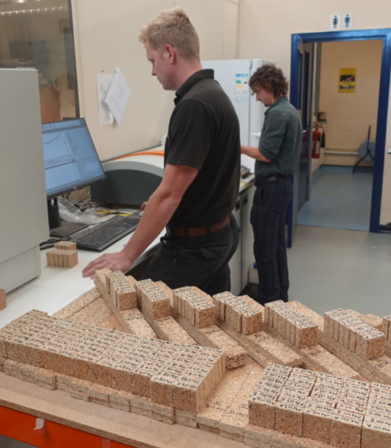 BCBangor's tweet photo. Last week was very productive making PB, now for some density profile testing then IB, MOR and MOE! #woodbasedpanels #sustainable #bioresins Check out our programme for IPPS 2023 to catch up on trends in this sector https://t.co/G3xHCRIKmG https://t.co/Qtcg486Lac