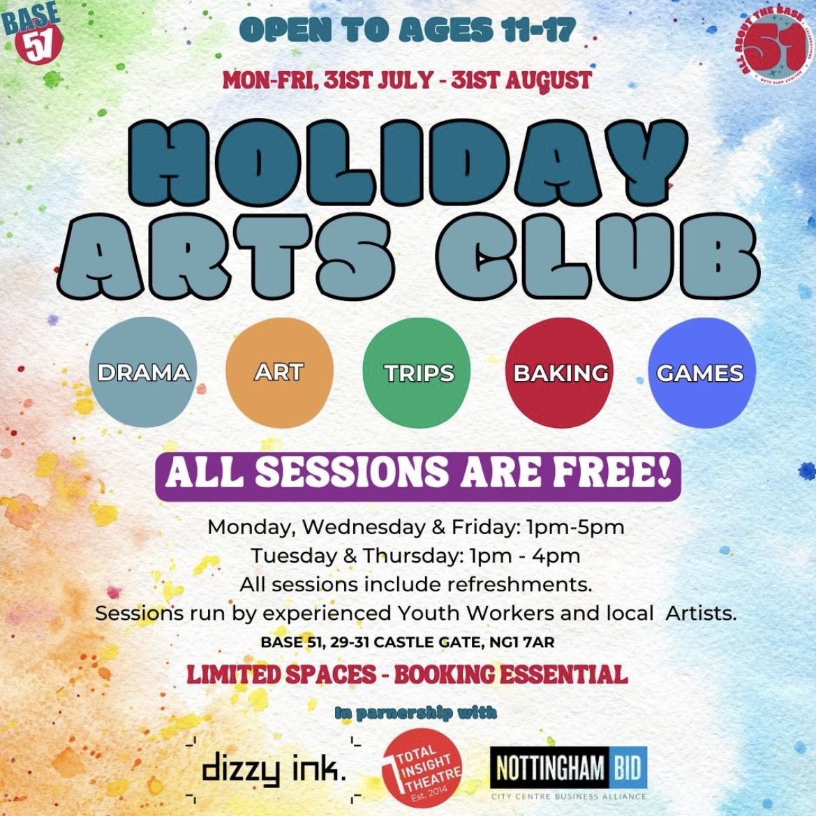 Total_Insight's tweet image. We're very excited to be a part of the @base51 summer programme. #Nottingham, we'll see you there! base51.org