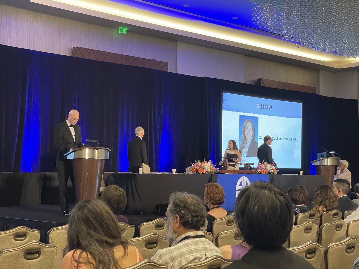 RadMedPM's tweet photo. Congratulations to #RMPatPM @pmcancercentre's  Dr. Catherine Coolens and Dr. Tom Purdie, who were inducted as @aapmHQ Fellows! #AAPM2023 https://t.co/siJe5gah6V