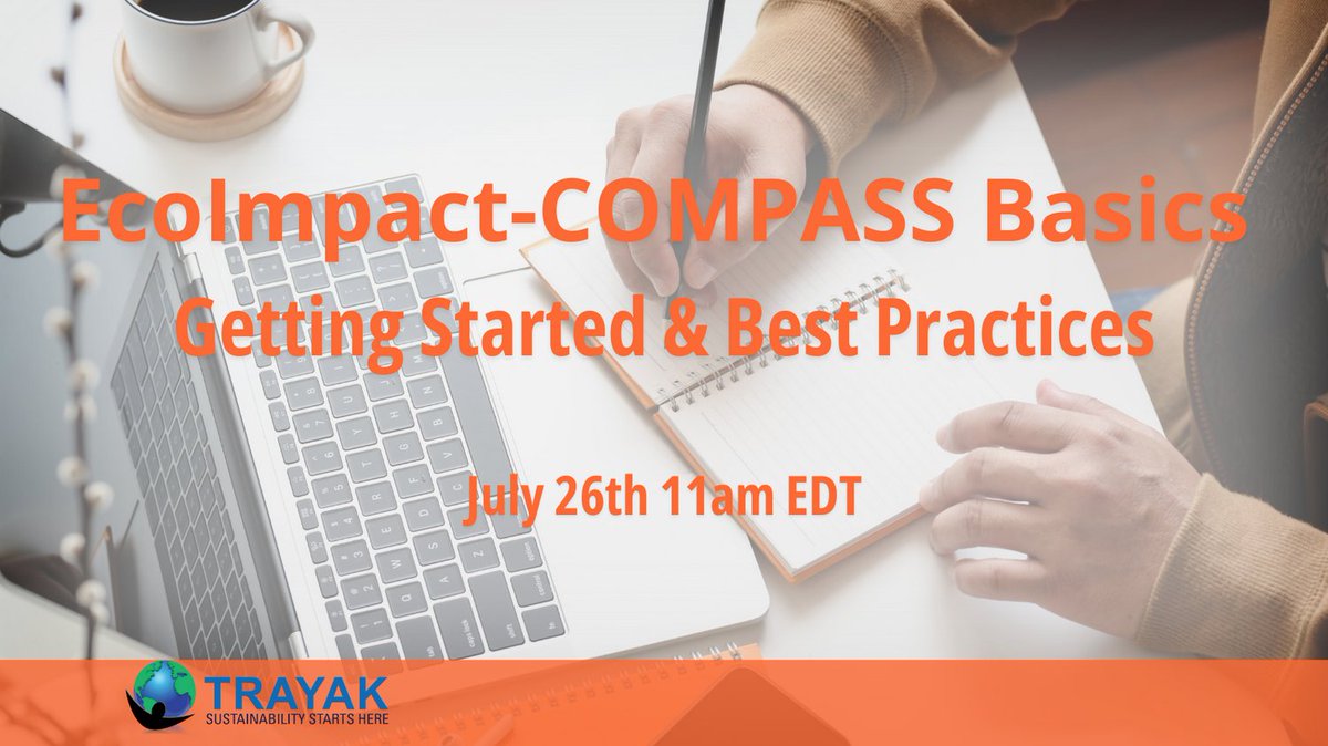 Join us as we go back to the basics for this introductory training and refresher on EcoImpact-COMPASS. Learn how to quickly model your package, best practices for effective analysis, and important LCA concepts. Current license holders may register here trayak.com/resources/trai…
