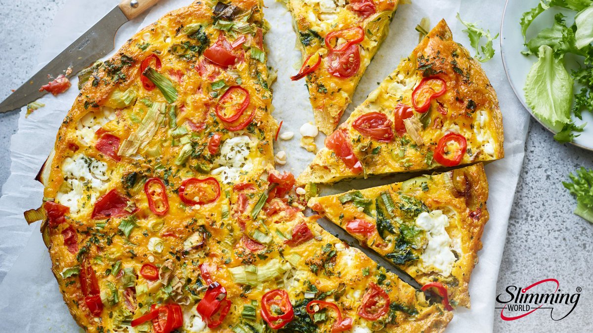 SWChineham's tweet image. ☀️ Are you planning to host and enjoy outdoor dining this summer? With Slimming World there’s so many tasty dishes to keep your summer slimming plans on track! Like the look of this Pizza frittata 🍕? Check out the recipe here: Pizza omelette | Slimming World Blog