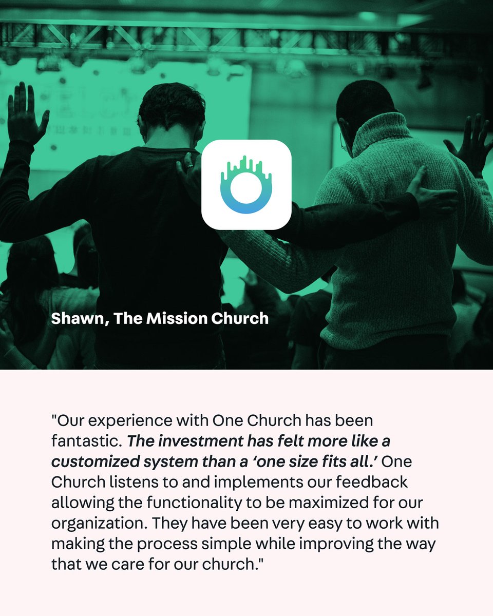One Church Software tweet media