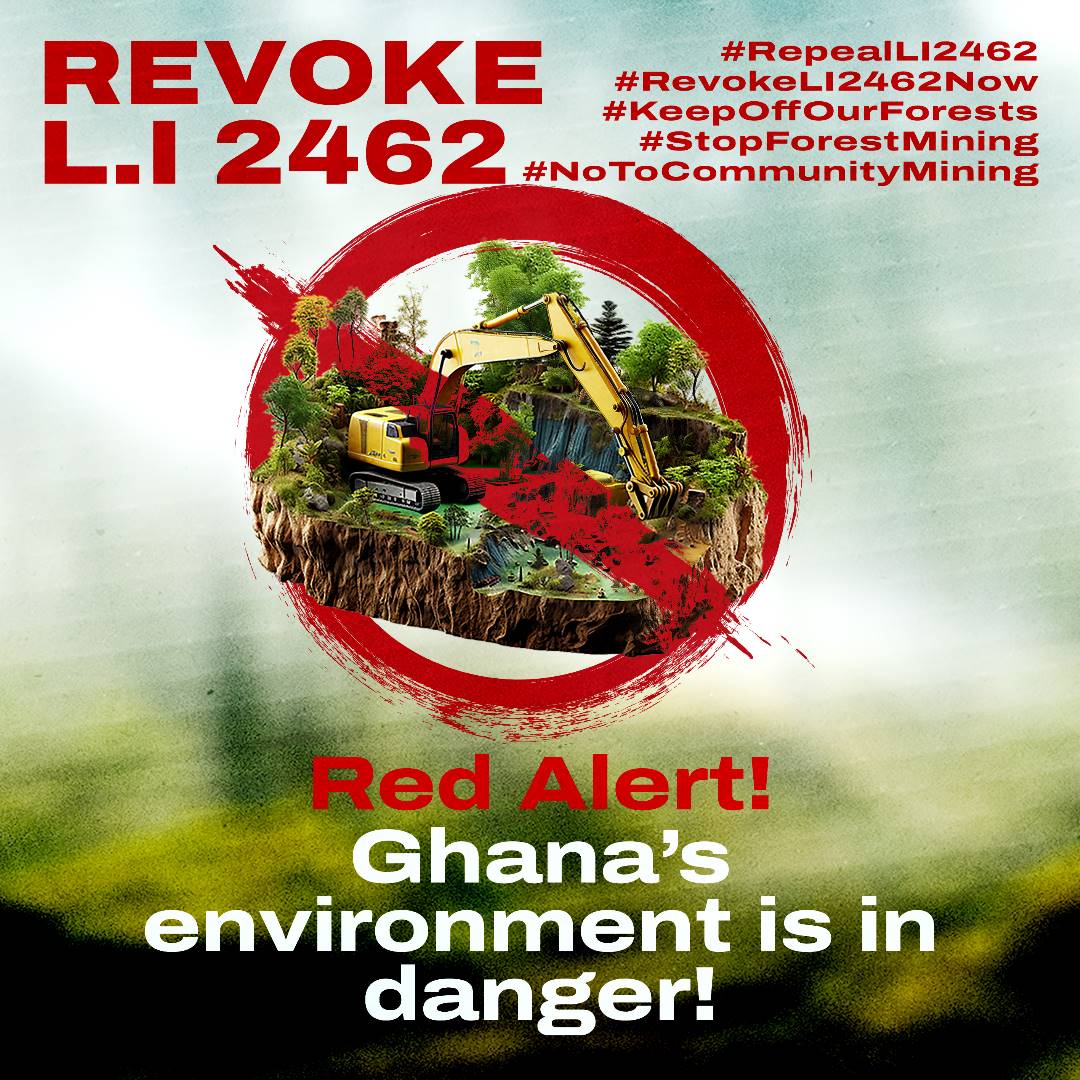 NanaYawBotar's tweet photo. RED ALERT
Recently, pictures of illegal miners were captured on the Black Volta, which was one of Ghana’s last remaining untouched rivers, by Galamsey. This has reached a state of National emergency.
#RepealLI2462 #RevokeLI2462Now
#KeepOffOurForests #SaveOurRivers https://t.co/tBurd06iBG
