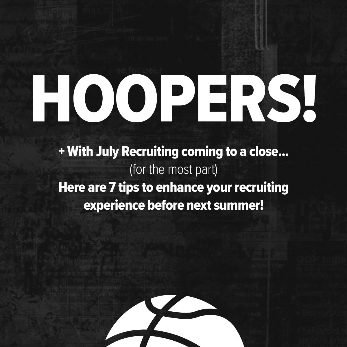 🏀 Hoopers!

With July Recruiting coming to a close (for the most part)… Here are 7 tips to enhance your recruiting experience before next summer!

🧵 Thread!