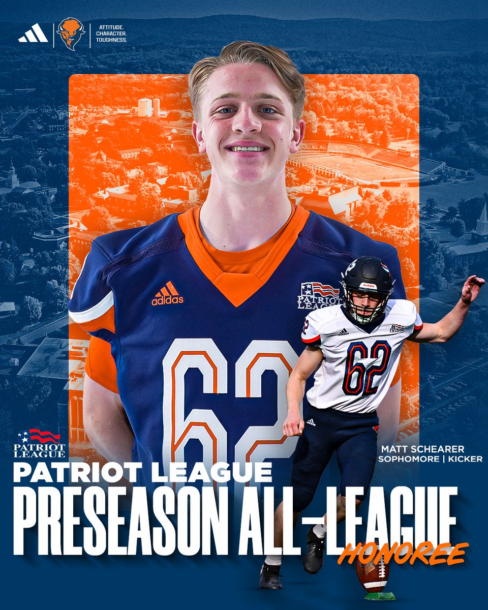 Bucknell_FB's tweet photo. 𝙋𝑹𝙀𝑺𝙀𝑨𝙎𝑶𝙉 𝘼𝑳𝙇-𝙋𝑨𝙏𝑹𝙄𝑶𝙏 𝙇𝑬𝘼𝑮𝙐𝑬

Congrats to our honorees, Tyler Alston and Matt Schearer! 😤 #ACT | #rayBucknell

📰 https://t.co/kcO8yz0k9Q https://t.co/kbWw2dpf3F