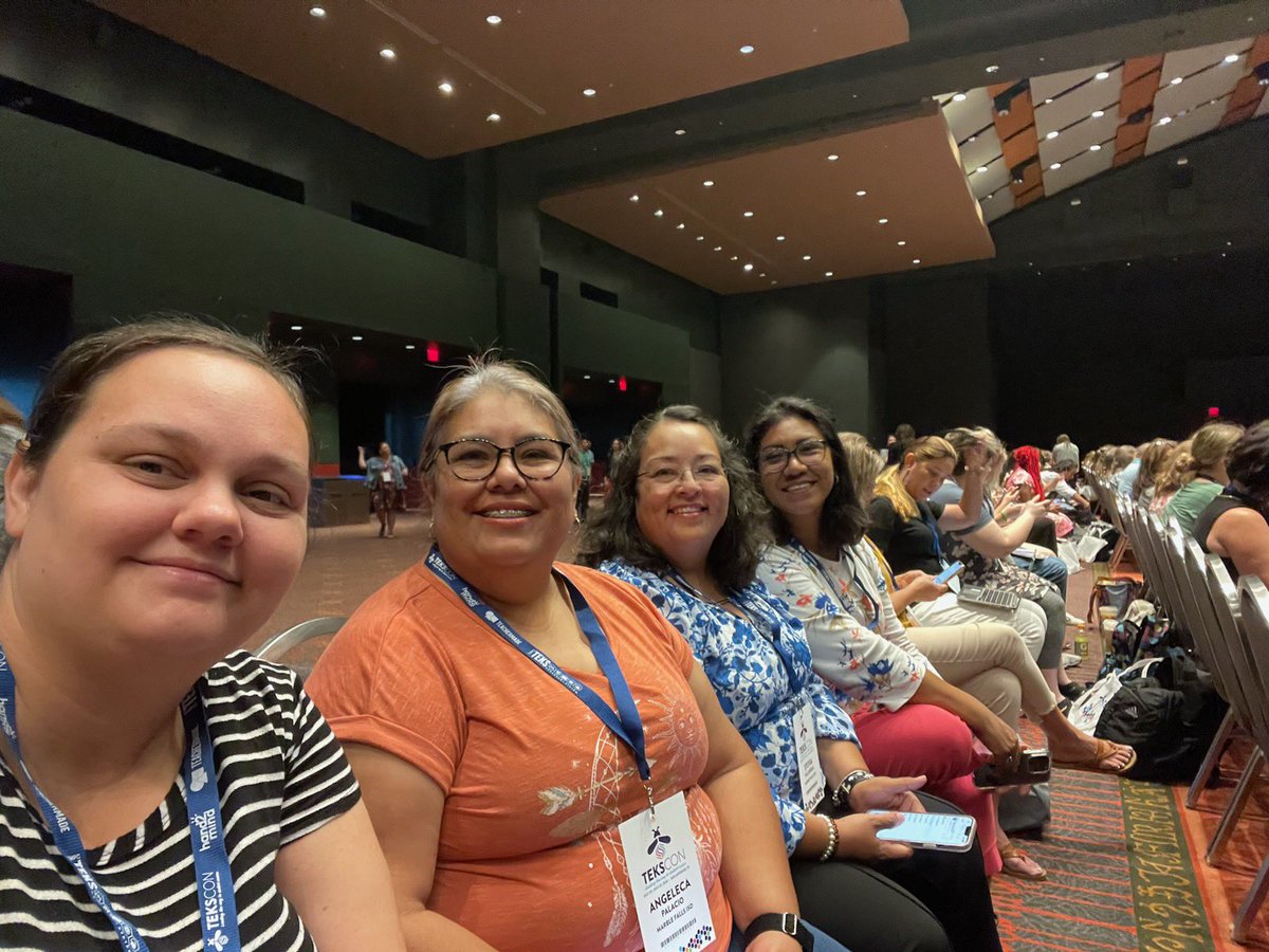 Ready to learn with this group of wonderful teachers! @TEKSCON2023 Gracias!! <a href="/MarbleFallsISD/">Marble Falls ISD</a>