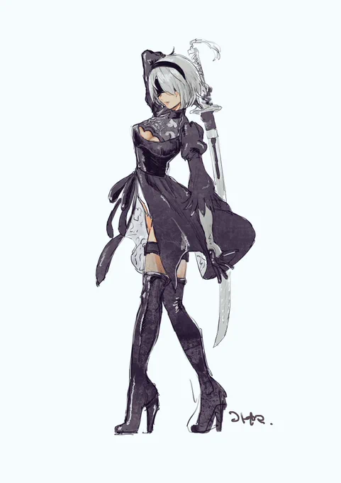 Fan art |  Automata - 2B   