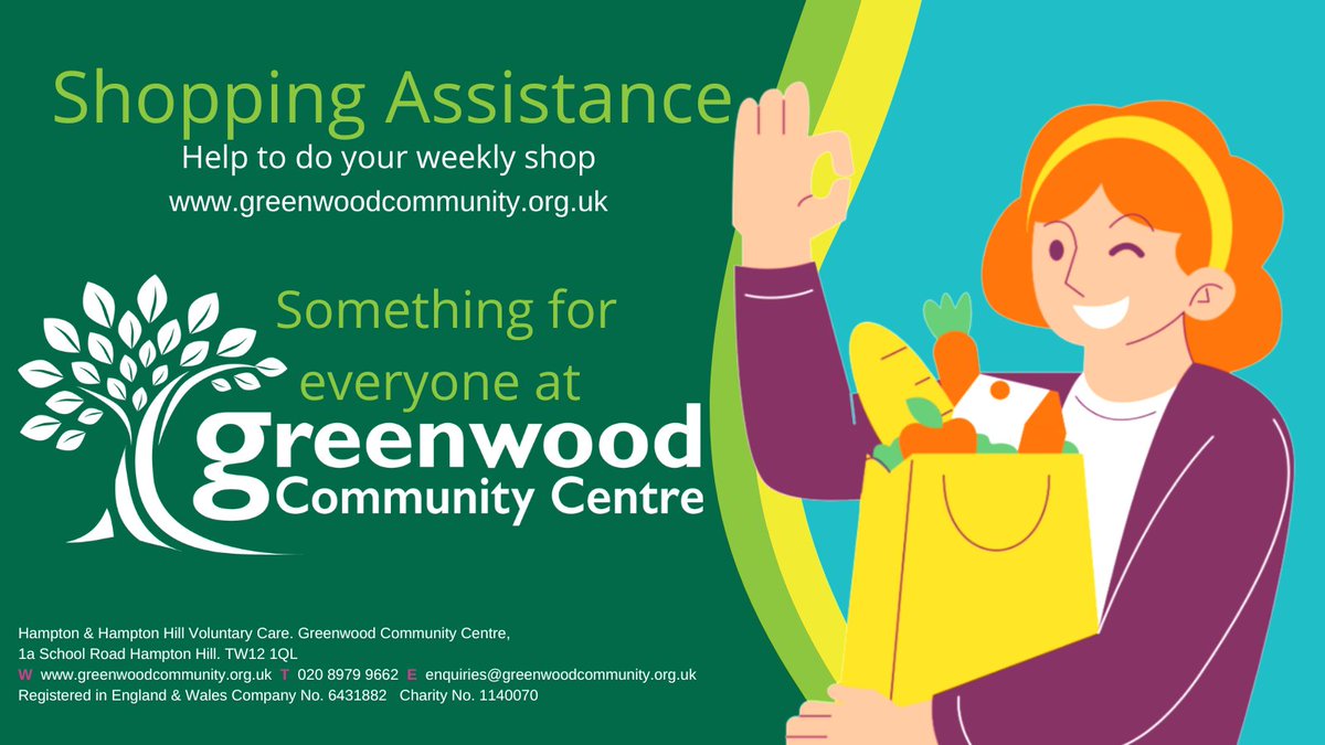 Do you know someone in TW12 that needs help with their weekly grocery shop? Our volunteers may be able to help. Call us for more information on 020 8979 9662 #shop