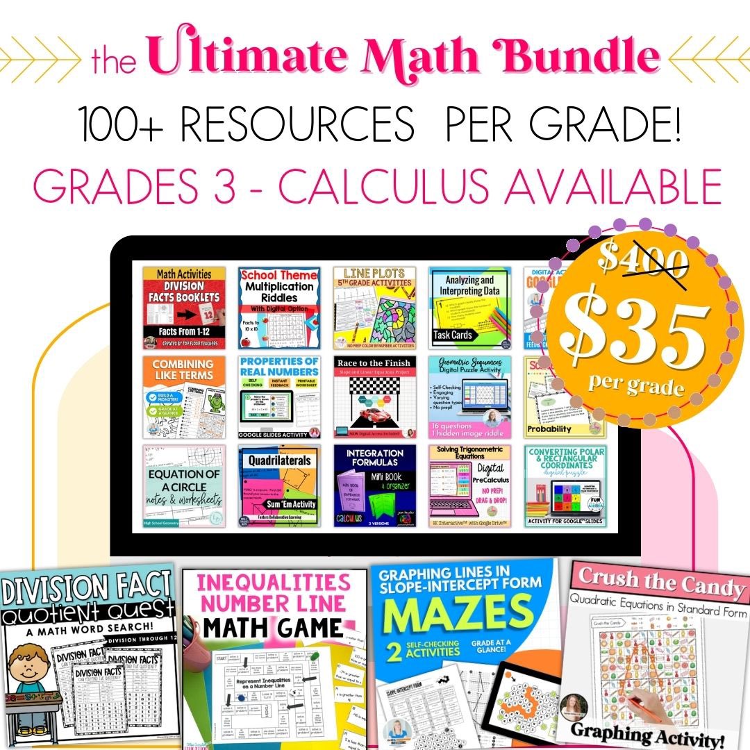 The ultimate steal of the year for math teachers grades 3-Calculus! I use this in my own math classroom and it’s incredible! brooklynmc.krtra.com/t/cTraekb2UBZa