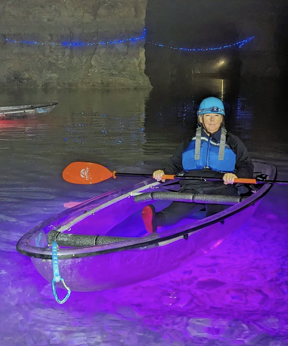 Did kayaking in an old limestone mine @supkentucky this past weekend! What a blast! #adventure #kayak #Kentucky