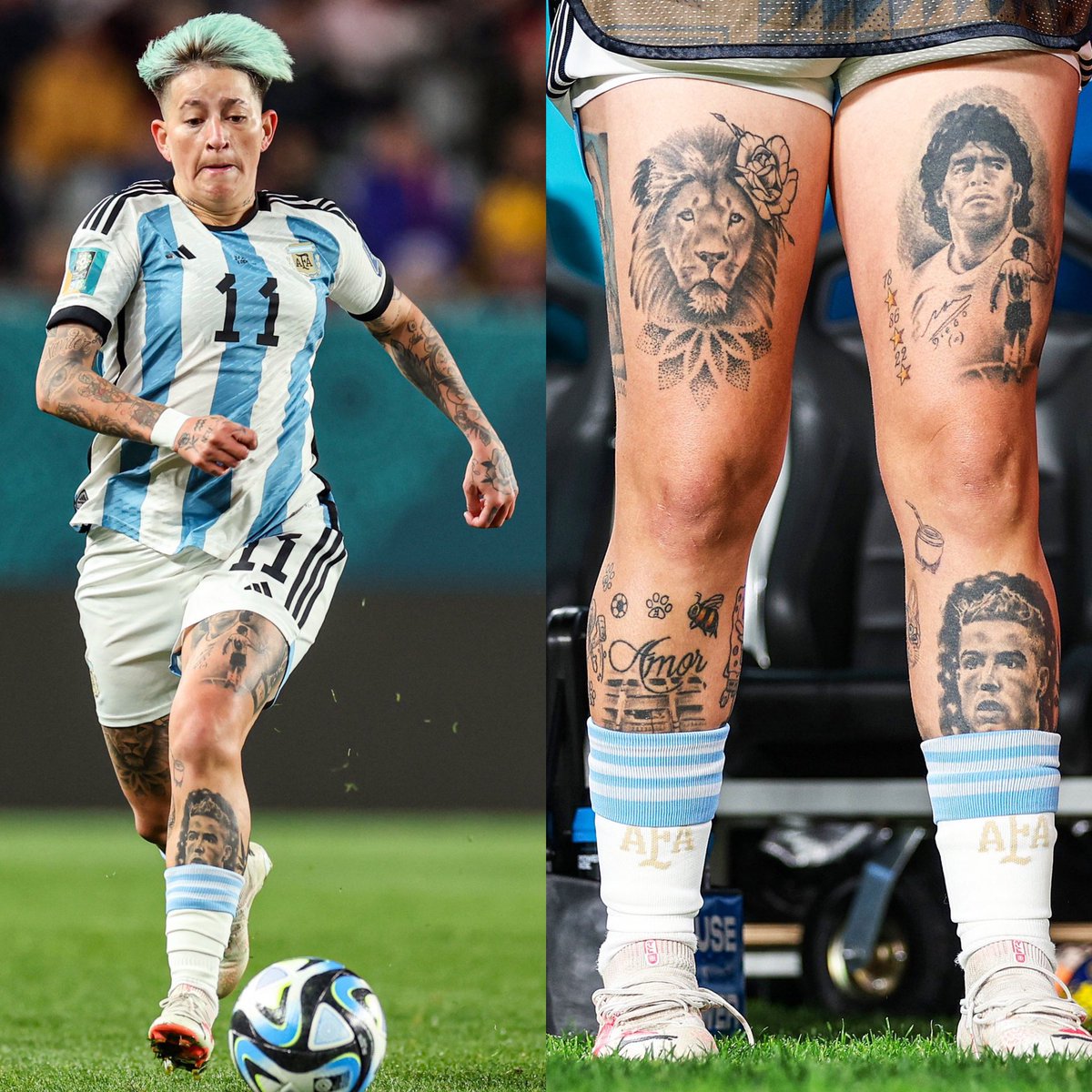 giraltpablo's tweet photo. El duro mensaje de Yamila Rodriguez, futbolista de la Selección Argentina, tras recibir miles de insultos en sus redes por tener tatuado a Cristiano Ronaldo.

Basta de ciberacoso. https://t.co/vwRQ4f0rl5