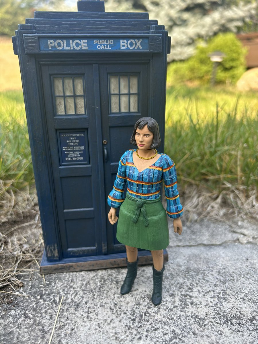 drwhocustoms's tweet image. My first ever custom of the beautiful @thenicolabryant 
Peri from season 21 The Twin Dilemma 

#doctorwho #doctorwhocustomfigure #doctorwhoperi #doctorwhoseason21
