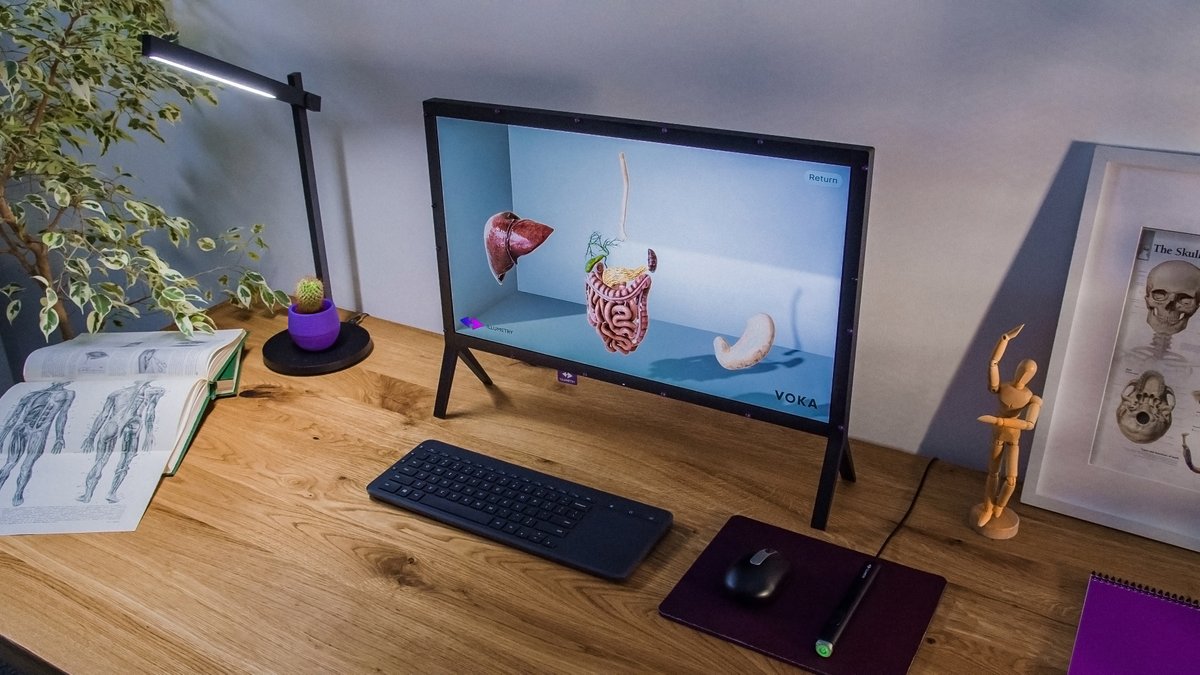 pov: you're a medical student 👩‍🎓 

Illumetry IO allows you to see the virtual holograms (f.e. models of human organs) as real objects. Illumetry IO is more mobile than a regular anatomical table and the efficiency of studying with it is huge 🧠 
#holographicdisplay #Illumetry