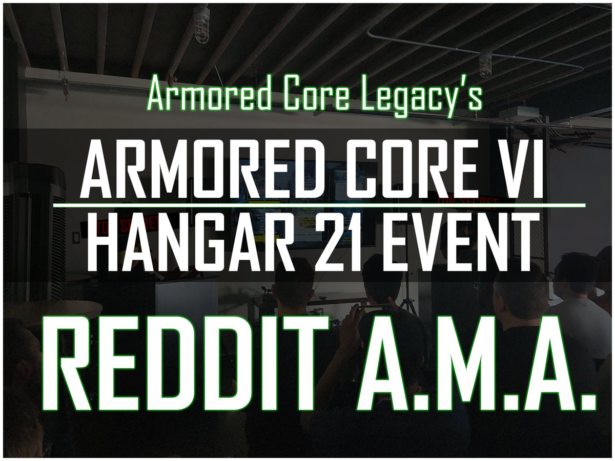 The Armored Core Legacy team was invited out to Fullerton, California to play a demo of <a href="/armoredcore/">ARMORED CORE</a> VI back in mid-July for over five hours. Join us for our AMA on Reddit where we answer YOUR questions about ACVI! Link: reddit.com/r/armoredcore/…

#ArmoredCore #ArmoredCoreVI