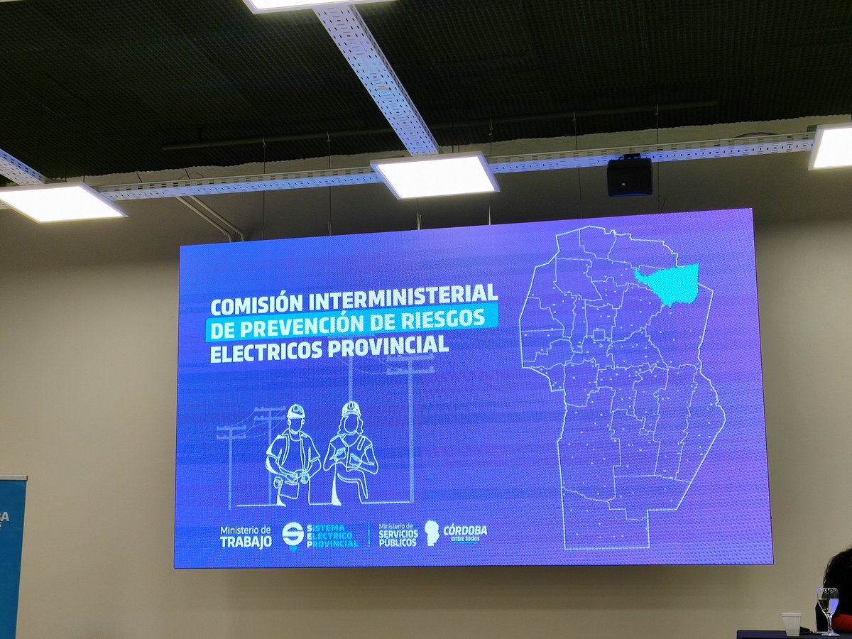 Comisión Interministerial de prevención de riesgo electricos pcial. <a href="/mintrabajocba/">Min. Trabajo Córdoba</a> <a href="/MinSPcba/">Ministerio de Infraestructura y Servicios Públicos</a> <a href="/RelevarPeligros/">Relevando Peligros</a>