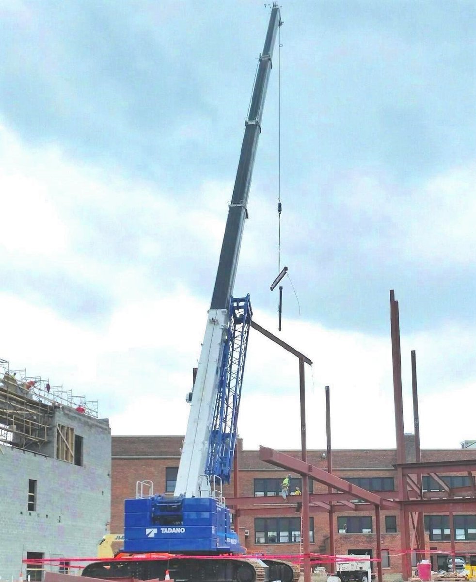 TadanoGroup's tweet image. Need a sub-100-ton teleboom crawler that defines versatility and power? Meet the #Tadano GTC-900, an amazingly effective crane (141' boom, 90-ton pick-and-carry capacity) for so many jobs. #Utilization #Cranes #HeavyEquipment