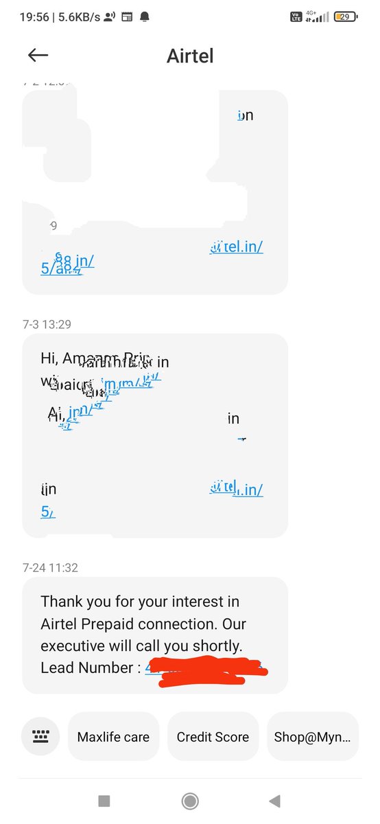 shivam8293's tweet photo. @airtelindia requested for a new sim yesterday. I received call from your representative informing that he will deliver the sim in one hour. I called him at 4.30 pm yesterday and he informed that he will deliver it today.Till now it has not been delivered. https://t.co/Mr6XWpljgM