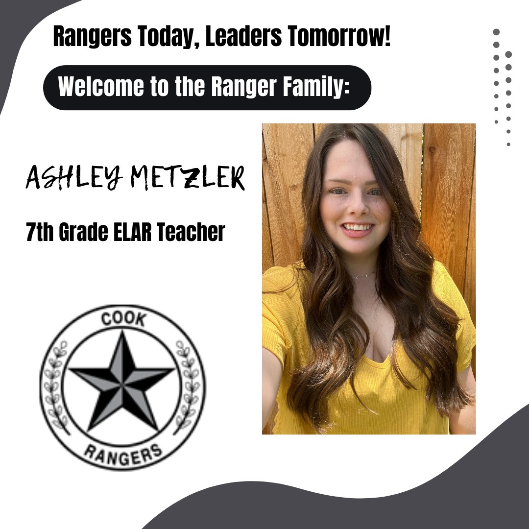 CookRangers's tweet photo. Join us in welcoming some more of the newest members of the Cook Middle School staff to the Ranger Family! https://t.co/gzUpVOjLwh