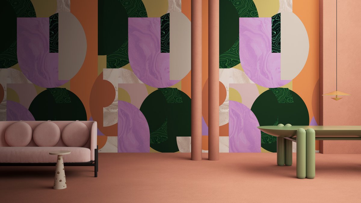 Yo2Designs's tweet photo. Wallpaper Collection "Caracollage" by YO2.
Design by : Clementine Chambon
The "Caracollage" wallpaper collection draws inspiration from the designer's workshop, where fragments of various projects are conserved, cut, and layered over the years. https://t.co/lFhiYwheU4