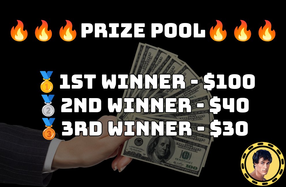 adsim26's tweet photo. 📢📢 #Rocky_token SHILLING CONTEST 📢📢
Join our SHILLING CONTEST
🔥🔥🔥Prize pool🔥🔥🔥

 🥇1st winner - $100
 🥈2nd winner - $40
 🥉3rd winner - $30

➡️Join our shilling group to submit your entries
Shilling contest group: https://t.co/NDgIUh1rND

#RKT #Rocky_token  #10000x #GM https://t.co/vOswJ51at5