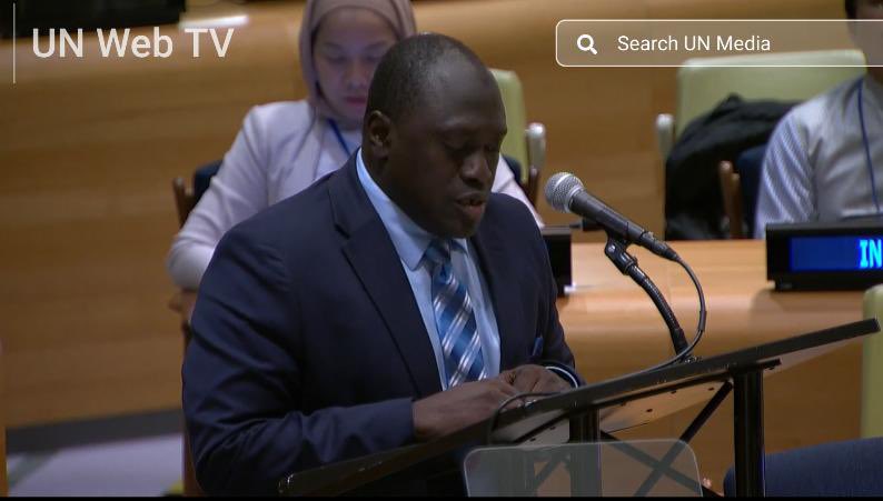 The joint debate of the General Assembly and Peace Building Commission on the Secretary General Report on Peace Building Fund (PBF) and (PBC) Report. 🇬🇲