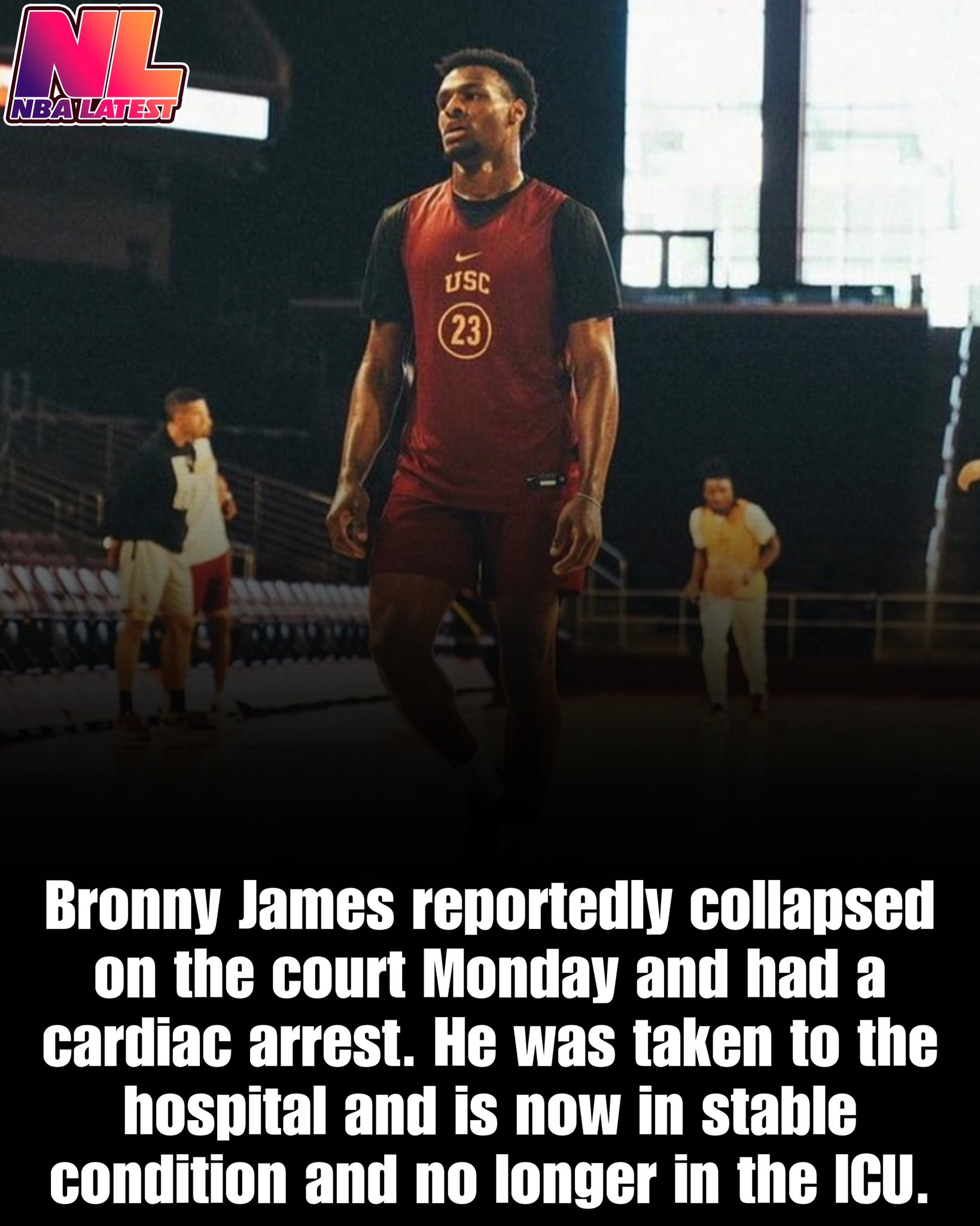 Bronny hotsell james twitter