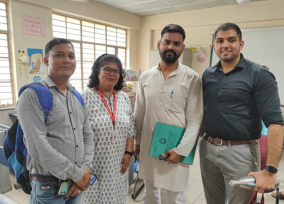 DrPoonam_doe's tweet photo. "Actions speak louder than words"

Dedicated!
Curious to open Pandora Box🙋
Chitter chatter fun
Newspaper words
Lesson tasks

I appreciate the team of TGT English @Dir_Education to complete this @MissionBuniyaad Training. 

Gratitude to  @DietBhola for this learning opportunity. https://t.co/4u7yjX2yVO