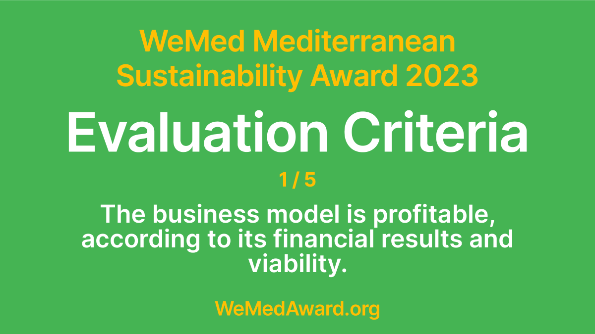 SwitchMed's tweet photo. WeMed Sustainability Award 2023
๐ฃ Green Entrepreneurs of the #Mediterranean, learn more about the criteria that would make your startup a winner of the #WeMed Award. ๐
โก๏ธAPPLICATIONS NOW OPEN โก๏ธ
Apply now: ๐ https://t.co/SfVFoeKO8c
More info: ๐ https://t.co/rjHw3BVsbo https://t.co/eweeHFDqfx