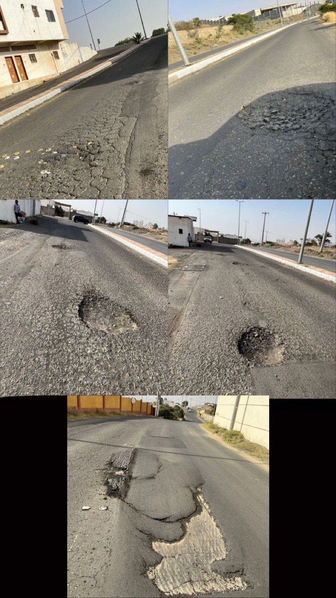 saeed8987's tweet photo. @bllhmr1 
@asirmunicipal 
@emartasir 

السلام عليكم
اتمنى من بلدية بلحمر النظر في خط القن بمركز صبح الخط فيه حفر وتكسير وهذا منظر غير لائق وتشوه بصري وقد يلحق الضرر بسيارات مستخدمي الطريق. https://t.co/9Y0dFqkGUB