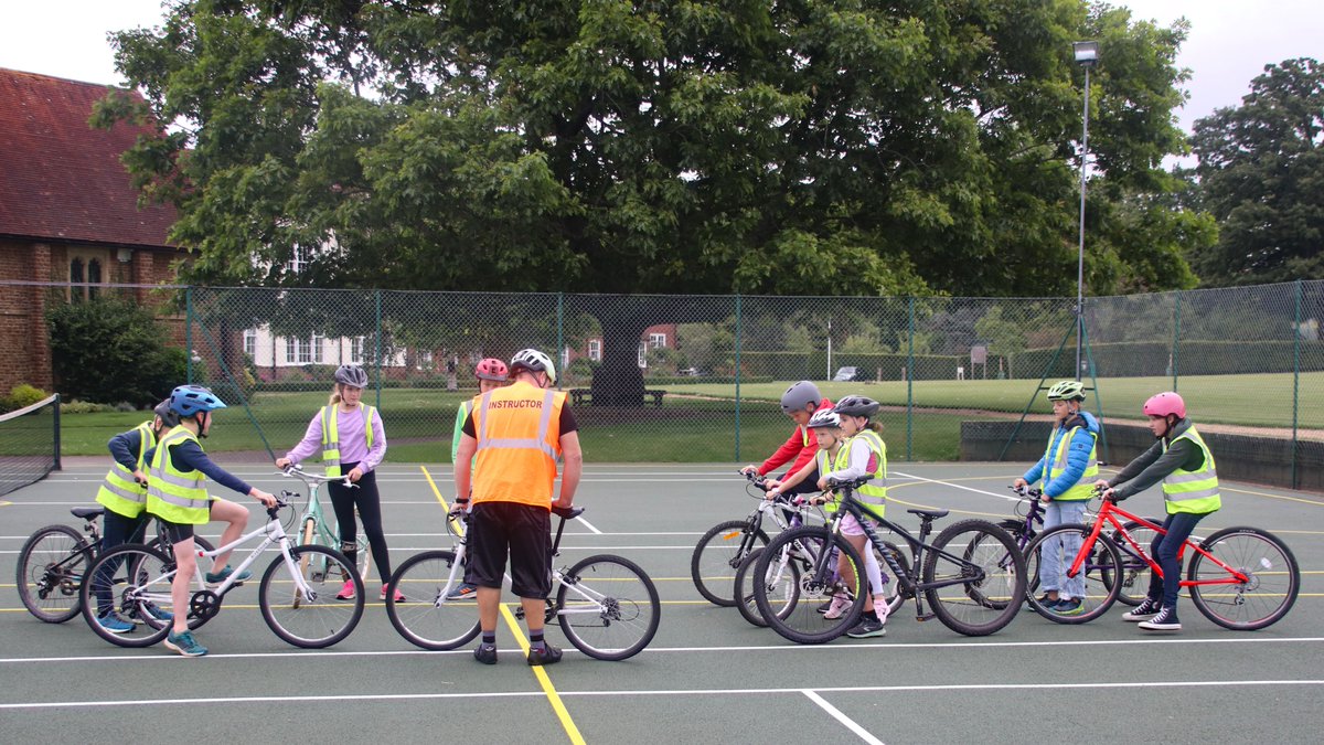It's great to know that our children will be armed with the knowledge of how to keep themselves safe while out cycling thanks to the superb #bikeability sessions run by @HantsOutdoors. #TogetherWeGrow #SafetyFirst @hantsconnect