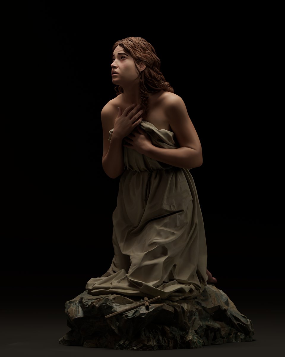 Lazaroramirez_'s tweet photo. Penitent Mary Magdalene
Hi! Here you have some renders of my last sculpture, soon I will upload more. I hope you like it.

.
#zbrush #maxon #3art #sculpture #sculpt #marymagdalene #mariamagdalena #imagineria #artesacro #artwork #anatomy #photography https://t.co/BiC9cE7dXz