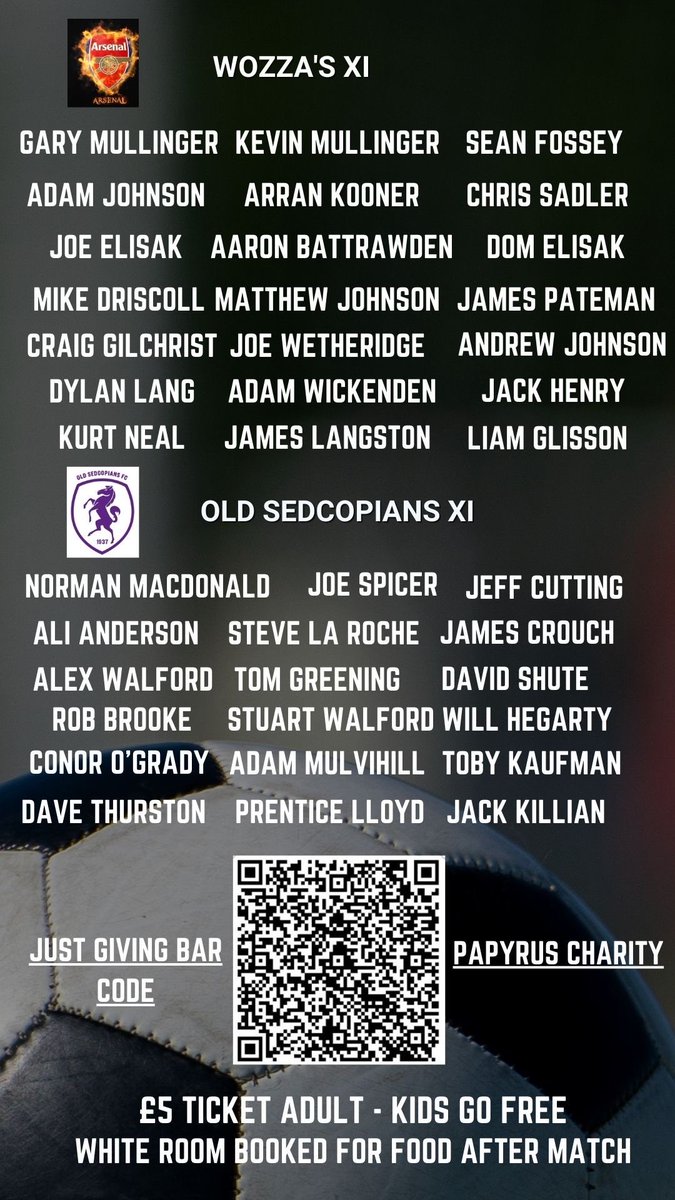 This Saturday, we’re having a memorial match for Warren Mullinger, who lost his battle with mental health last October.
We’ll be playing in his memory and also to raise money for papyrus, a charity that is dedicated to the prevention of suicide and promotion of mental well-being.