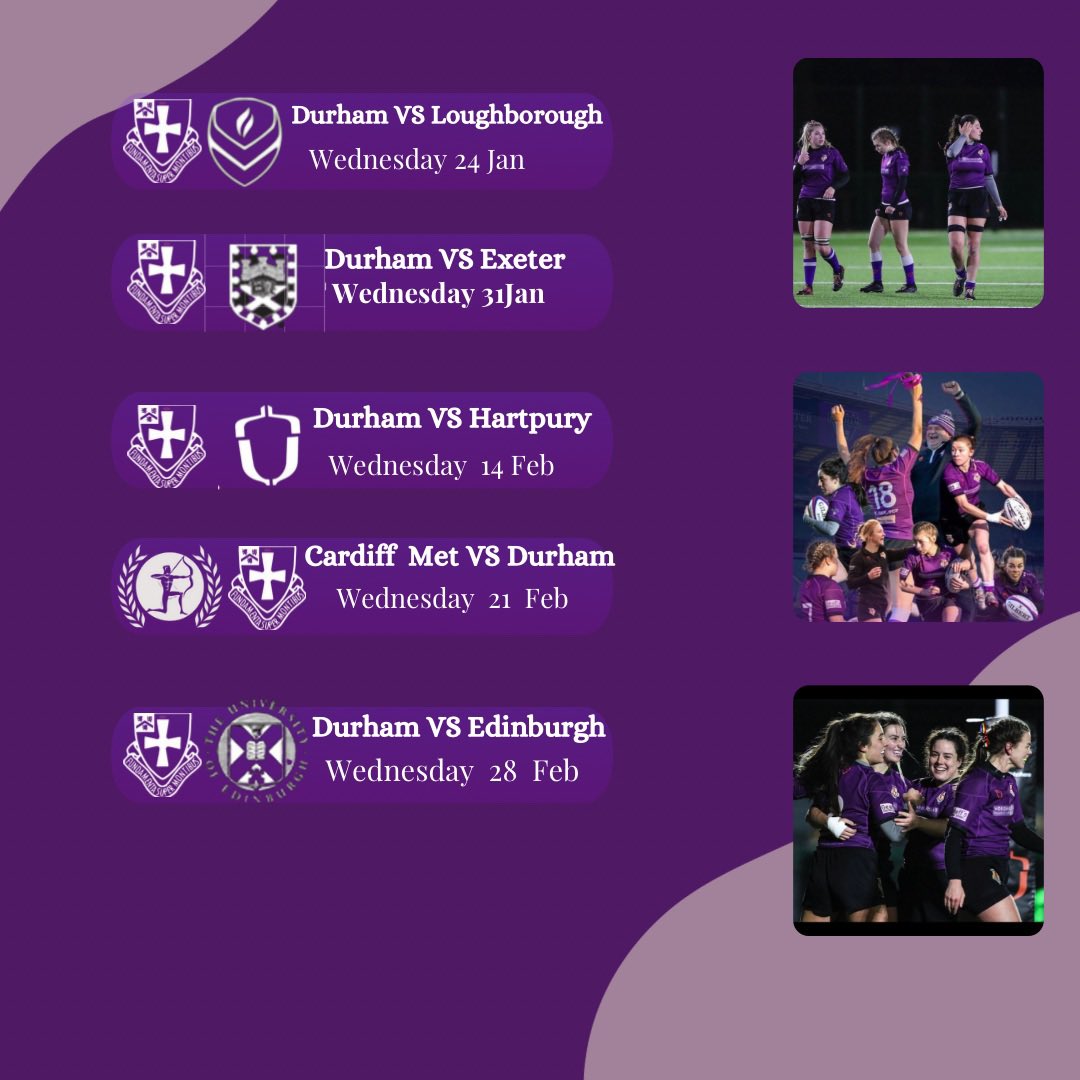 Here is our WNL fixtures list💜