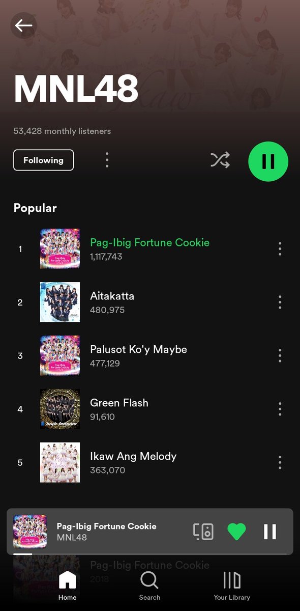 53,428 monthly listeners
🎧 open.spotify.com/artist/0vnvkzy… 

#MNL48 <a href="/mnl48official/">MNL48</a> @shekimusic_